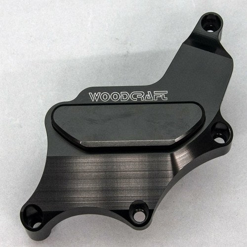 Honda 2007-25 Cbr 600RR Woodcraft Rhs Engine Clutch Cover Protector -BLACK Plate