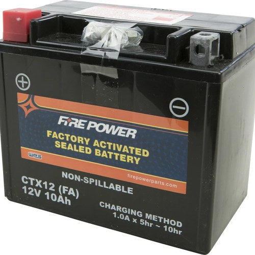 Honda 1994-98 PC800 Pacific Coast FirePower Factory Activated Battery CTX12-BS