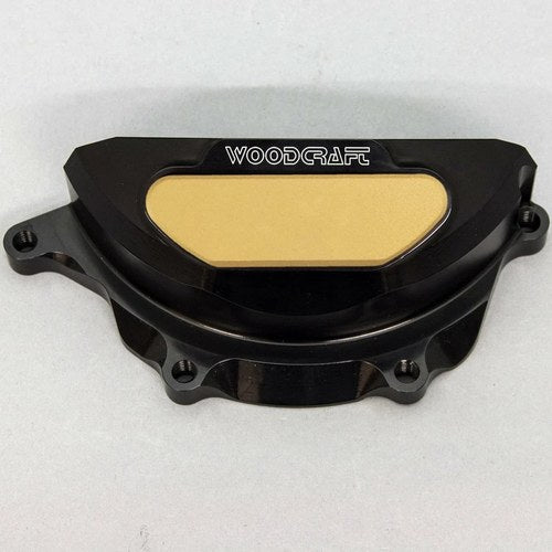 Yamaha 2014-2017 FZ09 Woodcraft Lhs Engine Stator Cover Protector - Gold Plate