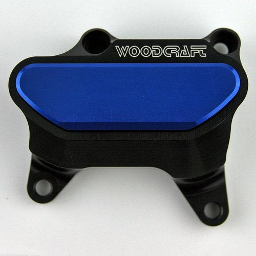 KTM 2020-2024 890 Duke Woodcraft Rhs Water Pump Cover Protector - Blue Plate