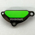 Yamaha R1 2004-2008 Woodcraft Lhs Engine Ignition Cover Protector - Green Plate
