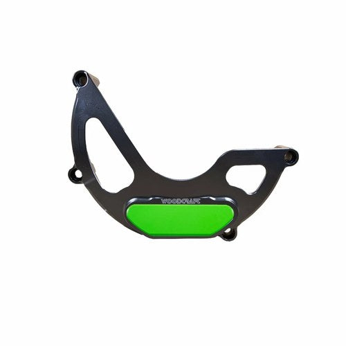 Aprilia 2021-26 RS660 Woodcraft Lhs Stator Cover Engine Protector - Green Plate