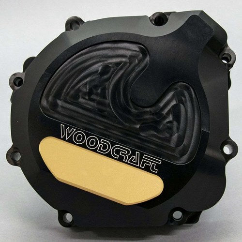 Suzuki 2003-04 Gsxr 1000 Woodcraft Left Side Engine Stator Cover - Gold Plate