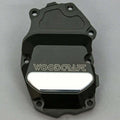 Triumph 2013-17 Daytona 675 Woodcraft Crank / Ignition Trigger Cover Silver Pad