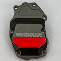 Triumph 2013-17 Daytona 675 Woodcraft Crank / Ignition Trigger Cover - Red Pad