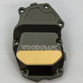 Triumph 2013-17 Daytona 675 Woodcraft Crank / Ignition Trigger Cover - Gold Pad