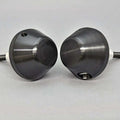 Aprilia 2004-2009 RSV/R Woodcraft Racing Frame Slider Kit - Domed Black Pucks