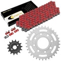 Red Drive Chain And Sprocket Kit for Honda CB250 Nighthawk 250 1991-2008