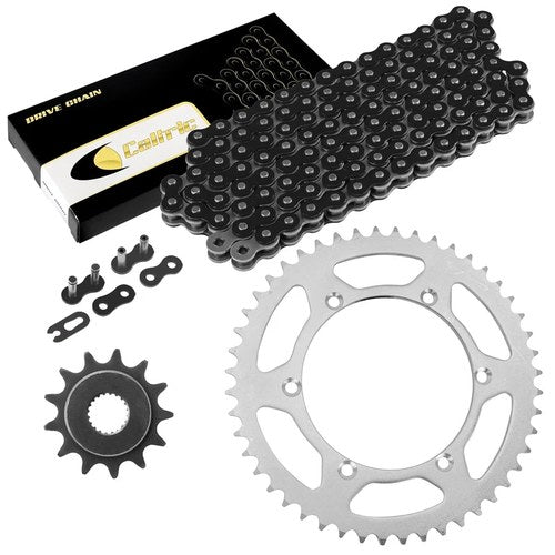 Black Drive Chain And Sprocket Kit for Kawasaki KX250F 2006 2007 2008 2009-2018