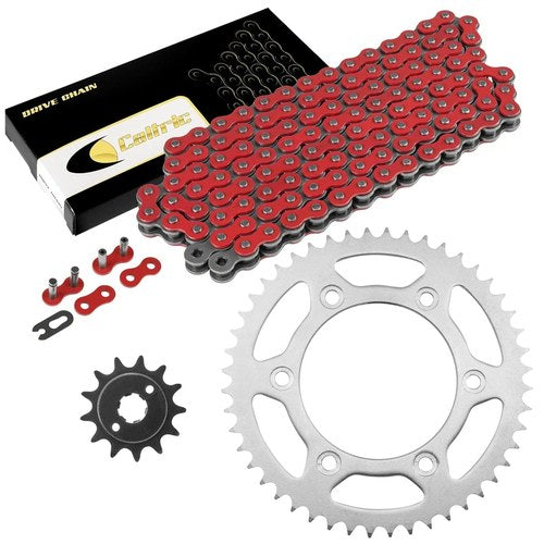 Red Drive Chain And Sprocket Kit for Honda XR250R 1990-1995