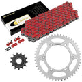 Red Drive Chain And Sprocket Kit for Yamaha YZ125 2005-2018