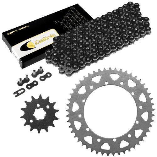 Black Drive Chain And Sprocket Kit for Yamaha YZ400F 1998 1999