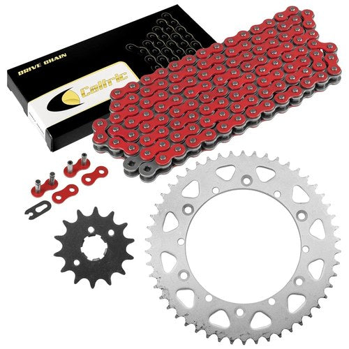Red Drive Chain And Sprocket Kit for Yamaha Wr500Z 1993 1994