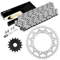 Drive Chain & Sprocket Kit For Yamaha Fz-6 2009 / Fz-6R 2009-2016 / White