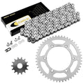 Drive Chain & Sprockets Kit for Yamaha YZ426F 2000-2002 / YZ450F 2003-2004 White