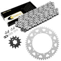 Drive Chain & Sprockets Kit for Yamaha YZ250 YZ 250 1994 1995 1996 1997 White