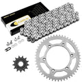 Drive Chain & Sprockets Kit for Yamaha YZ250F 2005 2006 2007-2009 2011 White