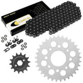 Black O-Ring Drive Chain & Sprockets Kit for Honda CMX250C Rebel 250 1996-2016