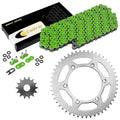 Green O-Ring Drive Chain & Sprockets Kit for Yamaha YZ250 1999-2017