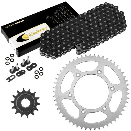 Black O-Ring Drive Chain & Sprocket Kit for Honda CR250R 1990 1991
