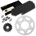Black O-Ring Drive Chain & Sprockets Kit for Kawasaki ZX1000 Ninja ZX10R