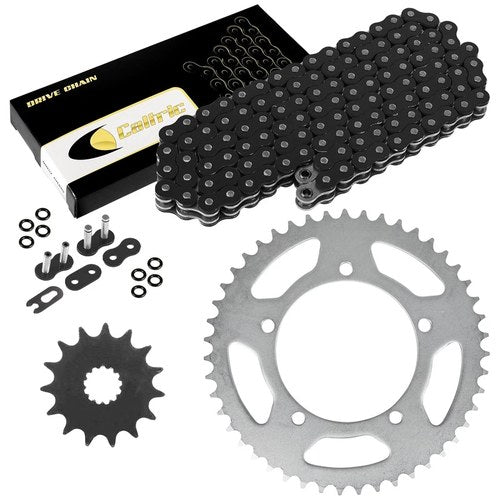 Black O-Ring Drive Chain & Sprocket Kit for Suzuki DL650 DL650A DL650Se 2004-16