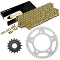 Drive Chain & Sprockets Kit for Honda CBR900RR 1996 1997 1998 1999 Gold