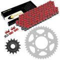 Red Drive Chain And Sprocket Kit for Kawasaki Ninja 1000 ZX1000 Abs 2011-17