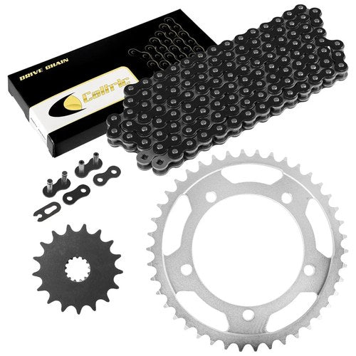 Black Drive Chain And Sprocket Kit for Suzuki GSX-R1000 2001-2006 525-Chain