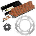 Celox Drive Chain & Sprockets Kit Fits Yamaha FZR600R 1990-1999 / Orange