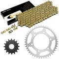 Drive Chain & Sprockets Kit for Yamaha FZ-1 FZ1 2001 2002 2003 2004 2005 Gold