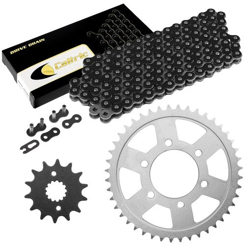 Black Drive Chain And Sprocket Kit for Suzuki GS550E GS550Ef GS550Es 1983-1986