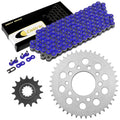 Drive Chain & Sprockets Kit Fits Honda CBR600F Hurricane 600 1987- 1990 / Blue