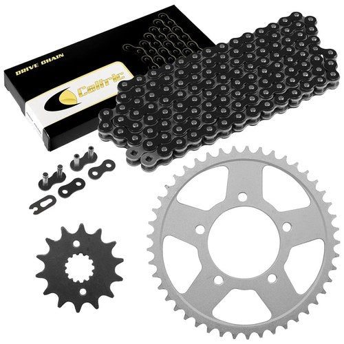 Black Drive Chain And Sprocket Kit for Suzuki GSX600F Katana 600 1992-1997