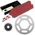 Red Drive Chain And Sprocket Kit for Yamaha FZ6 FZ6S 2004-2009 530-Chain Type