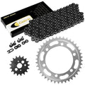 Black Drive Chain And Sprocket Kit for Kawasaki Vulcan 800 VN800 Drifter 00-06