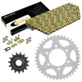 Gold O-Ring Drive Chain & Sprocket Kit for Kawasaki ZX1000 Ninja ZX10R 2006 07