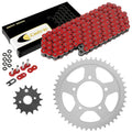 Red O-Ring Drive Chain & Sprockets Kit for Suzuki GSF600 Bandit E28 1995-2004