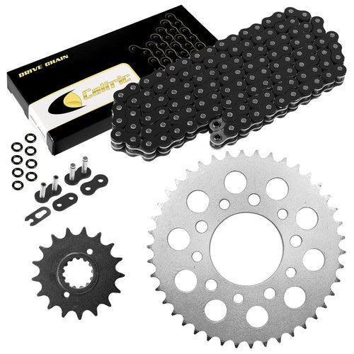Black O-Ring Drive Chain & Sprockets Kit for Honda CBR1000F Hurricane 1989-1995