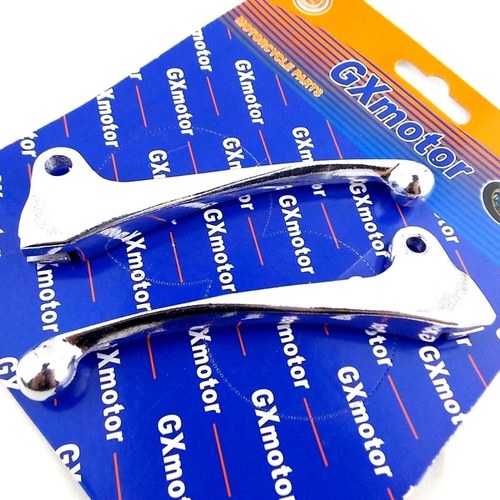 PY50 All Years Gxmotor Silver Front & Rear Brake Lever Set Pair