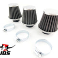 Kawasaki KH250 Jbs Performance HI Flow 35mm Chrome Pod Air Filter Set OF 3