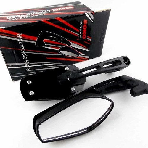 Honda CD250U 88-93 Black M Soko Rear View Mirrors
