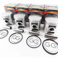 Yamaha RZV500 Ypvs 84-86 1mm O/S Forseti Piston Set 57.4mm Rings Pin Clips