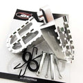 Honda CT70 81-82 Jbs Silver CNC Billet Alloy Foot Peg Set Pair Footpegs Rest