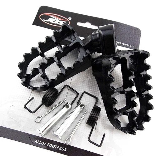 Yamaha IT490 83-84 Jbs Black Foot Peg Set Left Right Pair Footpegs Rest