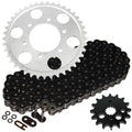 Black O-Ring Drive Chain & Sprockets Kit for Kawasaki ZX900 Ninja ZX9R 1998-01