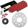 Red O-Ring Drive Chain & Sprockets Kit For Honda VF750F CB900 CB900F VF1000R