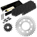 Black O-Ring Drive Chain & Sprockets Kit for Honda CM400A CM400C CM400E CM400T