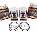 Yamaha R1-Z 91-92 1mm O/S Forseti Piston Set 57.4mm Rings Pin Clips
