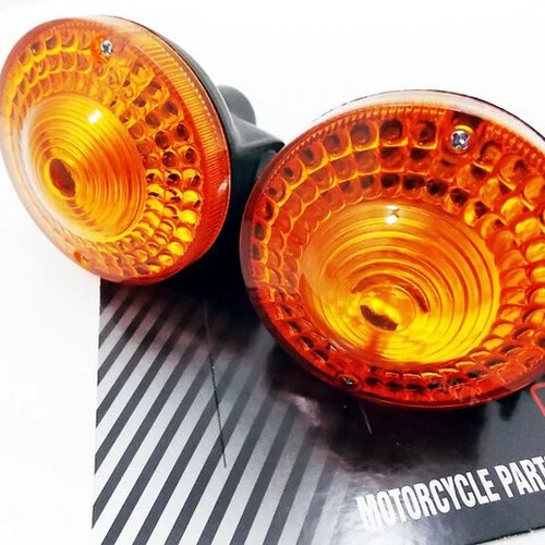 Yamaha DT100 77-83 Jbs Front Left Right Turn Signal Indicator Blinker Assy Set